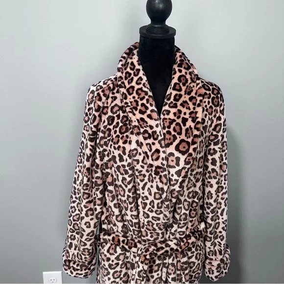 NWOT Jones New York Leopard Print Robe - Picture 2 of 8